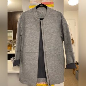COS Wool Zipper Jacket Grey Size 8